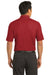 Nike 266998 Mens Tech Sport Dri-Fit Moisture Wicking Short Sleeve Polo Shirt Team Red Model Back