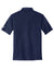Nike 267020 Mens Classic Dri-Fit Moisture Wicking Short Sleeve Polo Shirt Midnight Navy Blue Flat Back