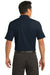 Nike 267020 Mens Classic Dri-Fit Moisture Wicking Short Sleeve Polo Shirt Midnight Navy Blue Model Back