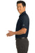 Nike 267020 Mens Classic Dri-Fit Moisture Wicking Short Sleeve Polo Shirt Midnight Navy Blue Model Side