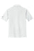 Nike 267020 Mens Classic Dri-Fit Moisture Wicking Short Sleeve Polo Shirt White Flat Back