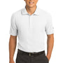 Nike Mens Classic Dri-Fit Moisture Wicking Short Sleeve Polo Shirt - White