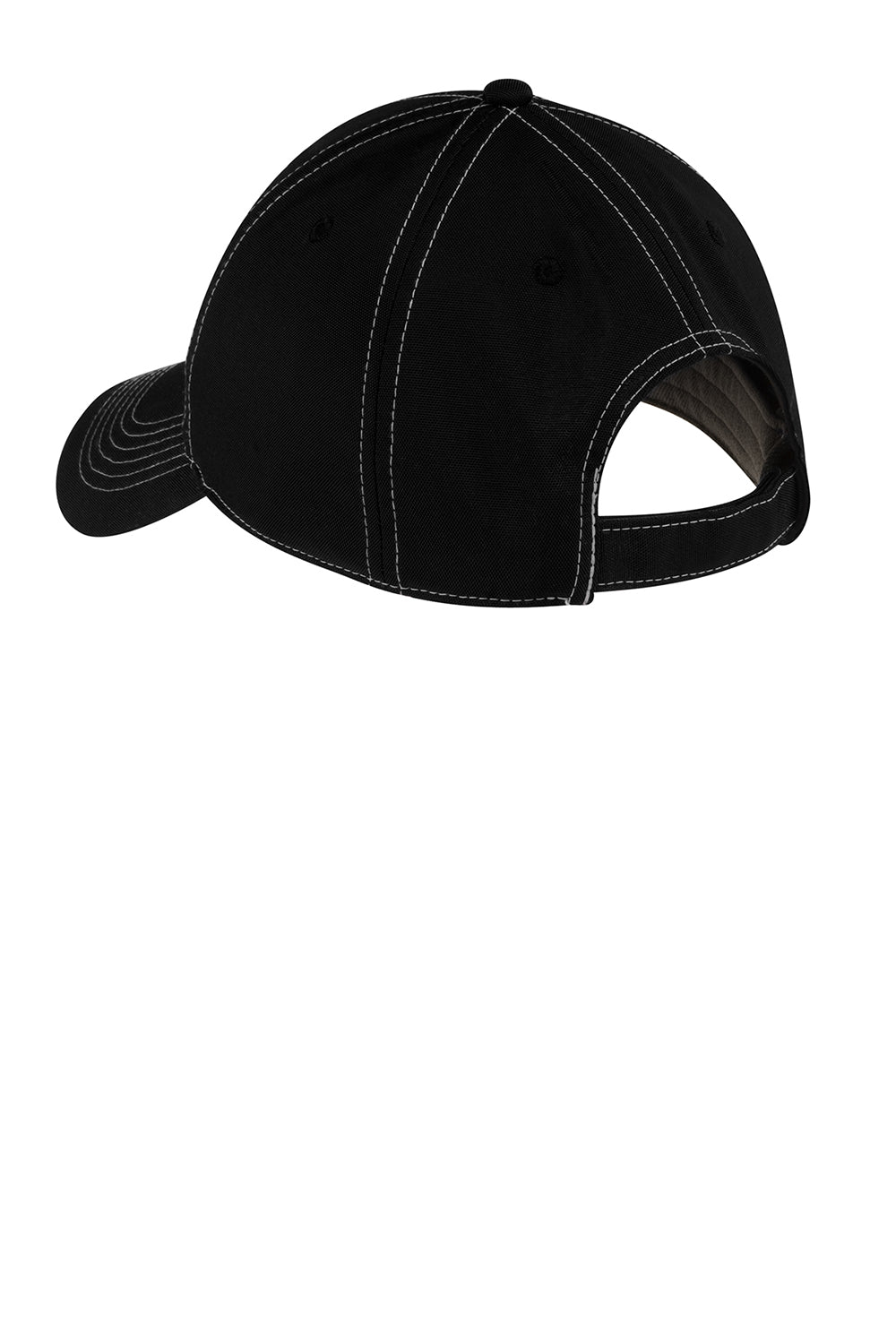 Nike 333114  Water Resistant Adjustable Hat Black Flat Back