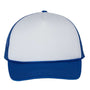 Valucap Hats Mens Foam Mesh Back Snapback Trucker Hat - White/Royal Blue