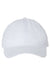 Sportsman Hats AH35 Mens Adjustable Hat White Flat Front