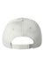 Valucap Hats 6440 Mens Econ Adjustable Hat White Flat Back