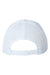 Valucap Hats VC400 Mens Mesh Back Twill Snapback Trucker Hat White Flat Back