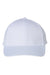 Valucap Hats VC400 Mens Mesh Back Twill Snapback Trucker Hat White Flat Front