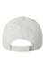 Valucap Hats VC600 Mens Chino Adjustable Hat White Flat Back
