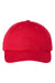 Classic Caps USA200 Mens USA Made Dad Hat Red Flat Front
