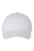 Valucap Hats VC300A Mens Adult Bio-Washed Classic Adjustable Dad Hat White Flat Front