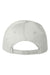 Valucap Hats VC100 Mens Twill Snapback Hat White Flat Back
