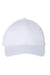 Valucap Hats VC100 Mens Twill Snapback Hat White Flat Front