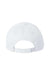 Valucap Hats VC200 Mens Brushed Twill Adjustable Hat White Flat Back