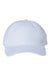Valucap Hats 9610 Mens Heavy Brushed Twill Adjustable Hat White Flat Front