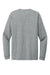 Next Level NL6211 Mens CVC Long Sleeve Crewneck T-Shirt Heather Dark Grey Flat Back