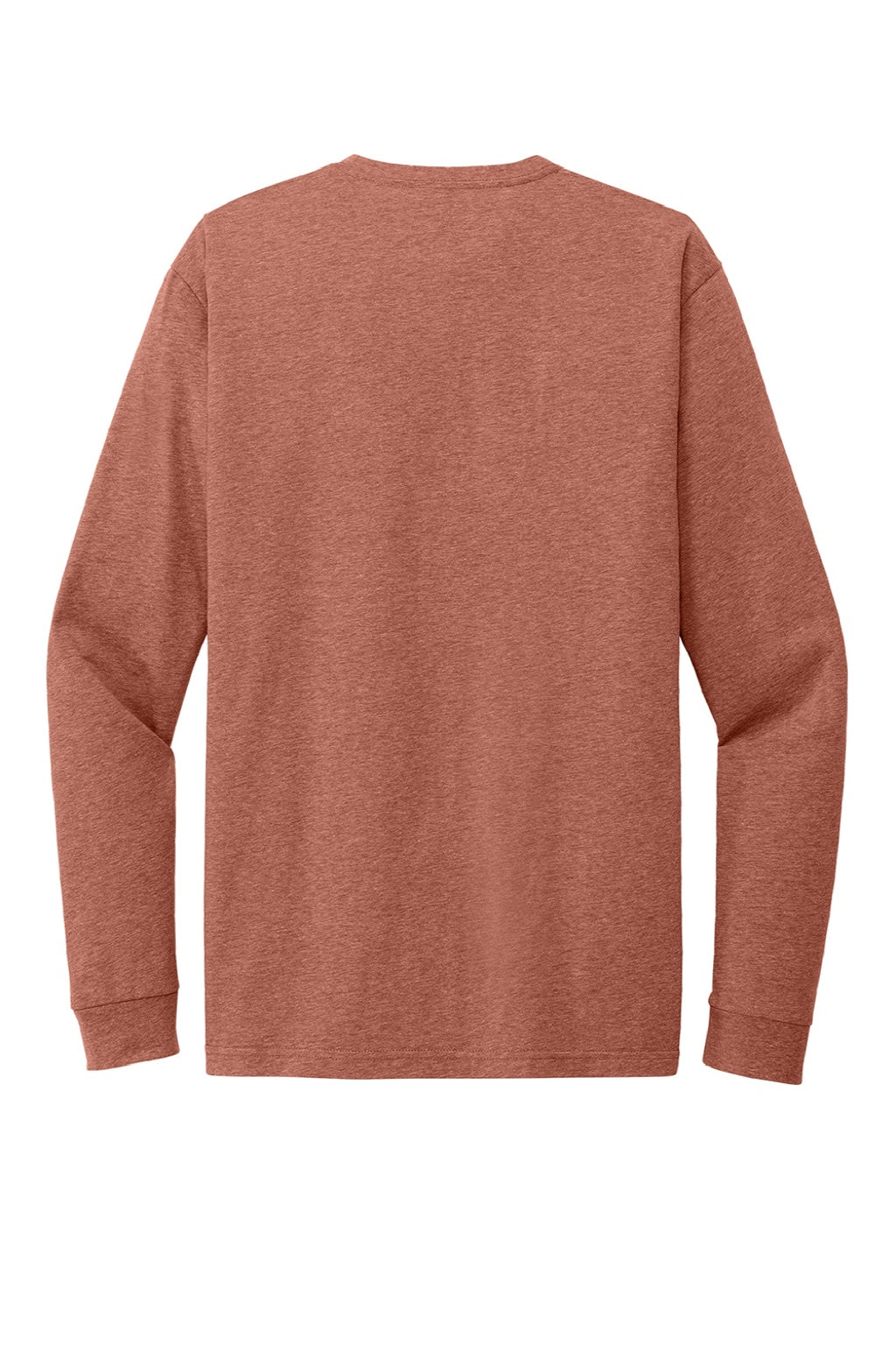 Next Level NL6211/6211 Mens CVC Long Sleeve Crewneck T-Shirt Heather Redwood Flat Back