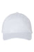 Valucap Hats VC300Y Mens Small Fit Bio-Washed Adjustable Dad Hat White Flat Front