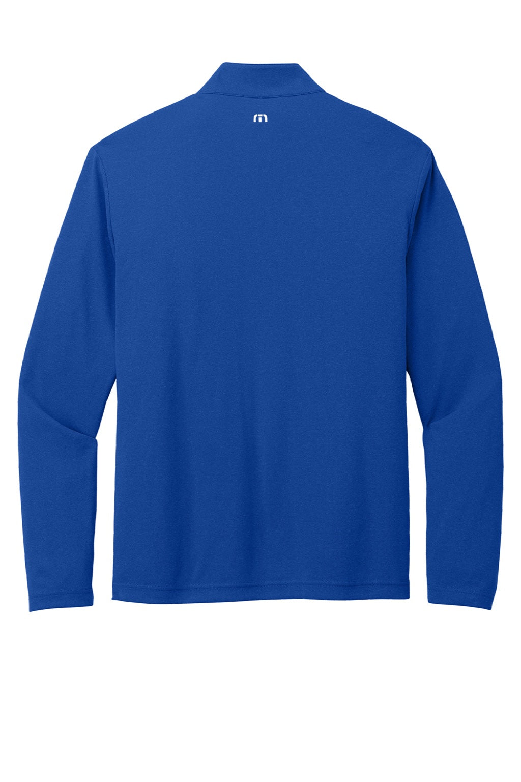 TravisMathew TM1MY397 Mens Coto Performance Wrinkle Resistant 1/4 Zip Sweatshirt Royal Blue Flat Back