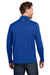 TravisMathew TM1MY397 Mens Coto Performance Wrinkle Resistant 1/4 Zip Sweatshirt Royal Blue Model Back