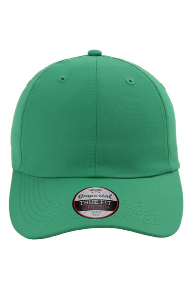 Imperial Hats X210P Mens The Original Performance Moisture Wicking Adjustable Hat Green Flat Front