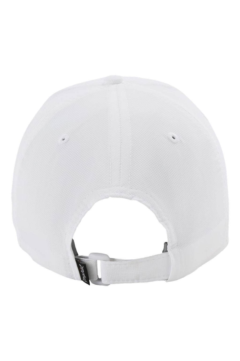 Imperial Hats X210P Mens The Original Performance Moisture Wicking Adjustable Hat White Flat Back