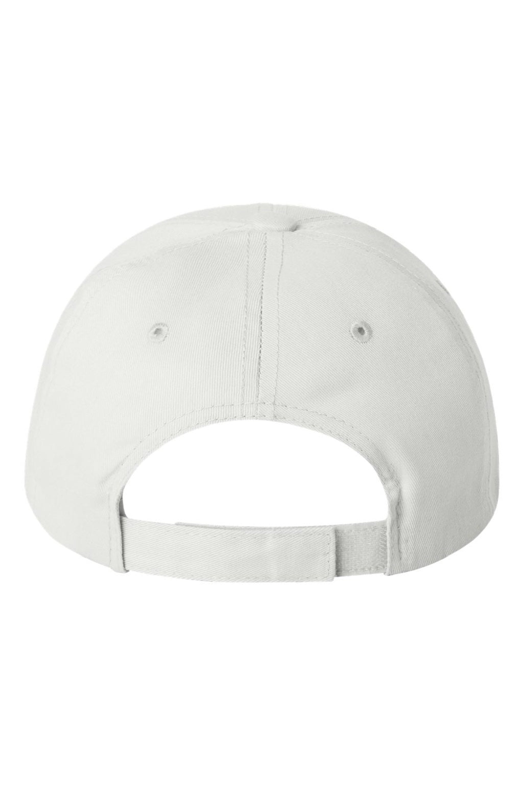 Sportsman Hats 2260 Mens Twill Adjustable Hat White Flat Back