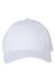 Sportsman Hats 2260 Mens Twill Adjustable Hat White Flat Front