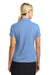 Nike 286772 Womens Classic Dri-Fit Moisture Wicking Short Sleeve Polo Shirt Light Blue Model Back