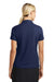 Nike 286772 Womens Classic Dri-Fit Moisture Wicking Short Sleeve Polo Shirt Midnight Navy Blue Model Back