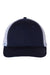 Valucap Hats VC400 Mens Mesh Back Twill Snapback Trucker Hat Navy Blue/White Flat Front