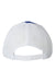 Valucap Hats VC400 Mens Mesh Back Twill Snapback Trucker Hat Royal Blue/White Flat Back