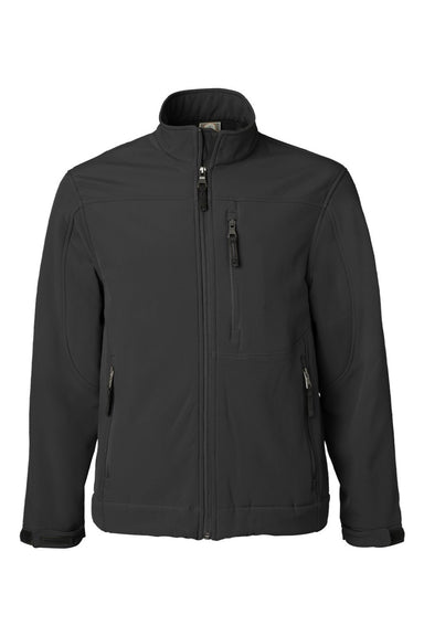 Weatherproof 6500 Mens Wind & Water Resistant Soft Shell Full Zip Jacket Black Flat Front