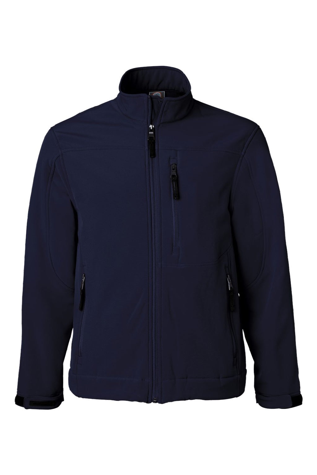 Weatherproof 6500 Mens Wind & Water Resistant Soft Shell Full Zip Jacket Navy Blue Flat Front