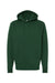 Independent Trading Co. IND4000 Mens Hooded Sweatshirt Hoodie Dark Green Flat Front