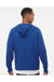 Independent Trading Co. AFX90UNZ Mens Full Zip Hooded Sweatshirt Hoodie Cobalt Blue Model Back
