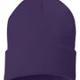 Sportsman Hats Unisex Solid Cuffed Beanie - Purple