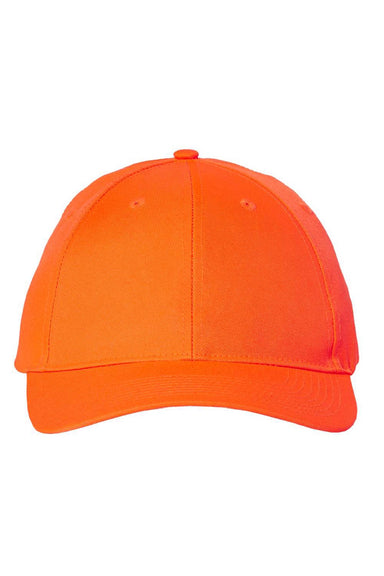 Kati Hats SN100 Mens Adjustable Safety Hat Blaze Orange Flat Front