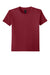 Gildan 64000B Youth Softstyle Short Sleeve Crewneck T-Shirt Cardinal Red Flat Front