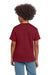 Gildan 64000B Youth Softstyle Short Sleeve Crewneck T-Shirt Cardinal Red Model Back