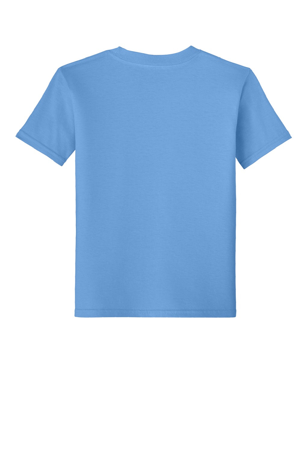 Gildan 64000B Youth Softstyle Short Sleeve Crewneck T-Shirt Carolina Blue Flat Back