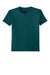 Gildan 64000B Youth Softstyle Short Sleeve Crewneck T-Shirt Fan Marine Green Flat Front