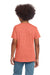 Gildan 64000B Youth Softstyle Short Sleeve Crewneck T-Shirt Heather Orange Model Back