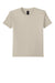 Gildan 64000B Youth Softstyle Short Sleeve Crewneck T-Shirt Sand Flat Front