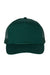 Valucap Hats 8804H Mens 5 Panel Snapback Trucker Hat Forest Green Flat Front