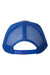 Valucap Hats 8804H Mens 5 Panel Snapback Trucker Hat Royal Blue Flat Back