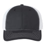 Classic Caps Mens USA Made Snapback Trucker Hat - Black/White - NEW