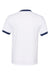 Augusta Sportswear 710 Mens Ringer Short Sleeve Crewneck T-Shirt White/Navy Blue Flat Back