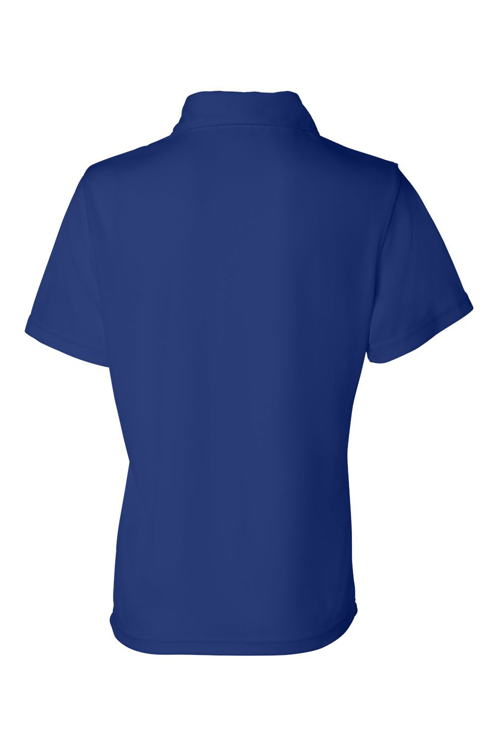 Sierra Pacific 5469 Womens Moisture Wicking Mesh Short Sleeve Polo Shirt Royal Blue Flat Back