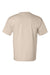 Bayside BA7100 Mens USA Made Short Sleeve Crewneck T-Shirt w/ Pocket Sand Flat Back